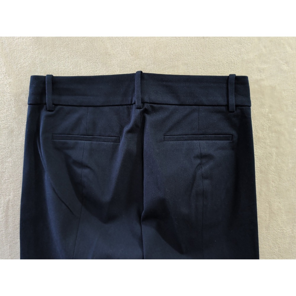J Crew Cameron Chino Trouser Pant Womens 4 Blue Slim Stretch Business Casual - Picture 8 of 8